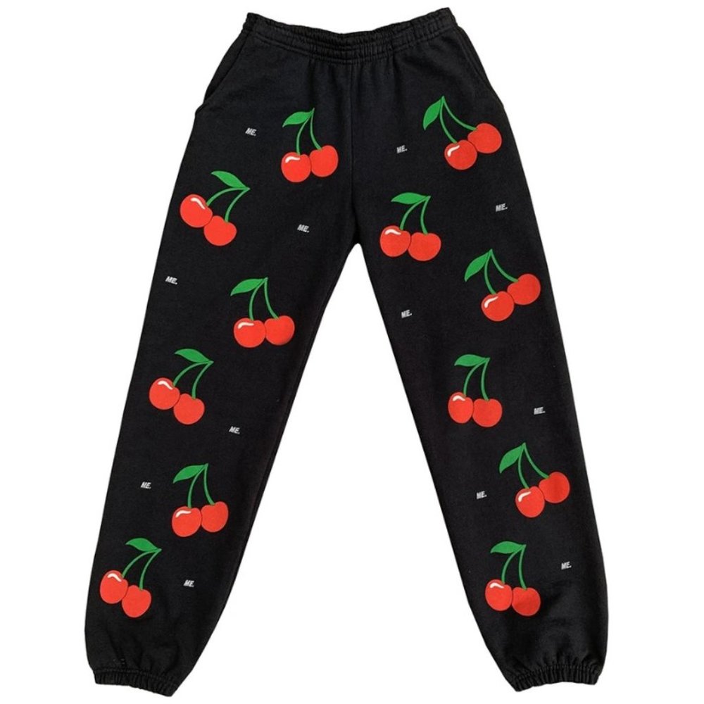 *RARE* Melody Ehsani Cherry Print Sweatpant